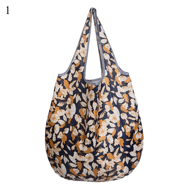 Opvouwbare tas nylon boodschappentas opvouwbare tas herbruikbare tas grote eco-tas boodschappentas milieuvriendelijke tas tote herbruikbare boodschappentas: 1