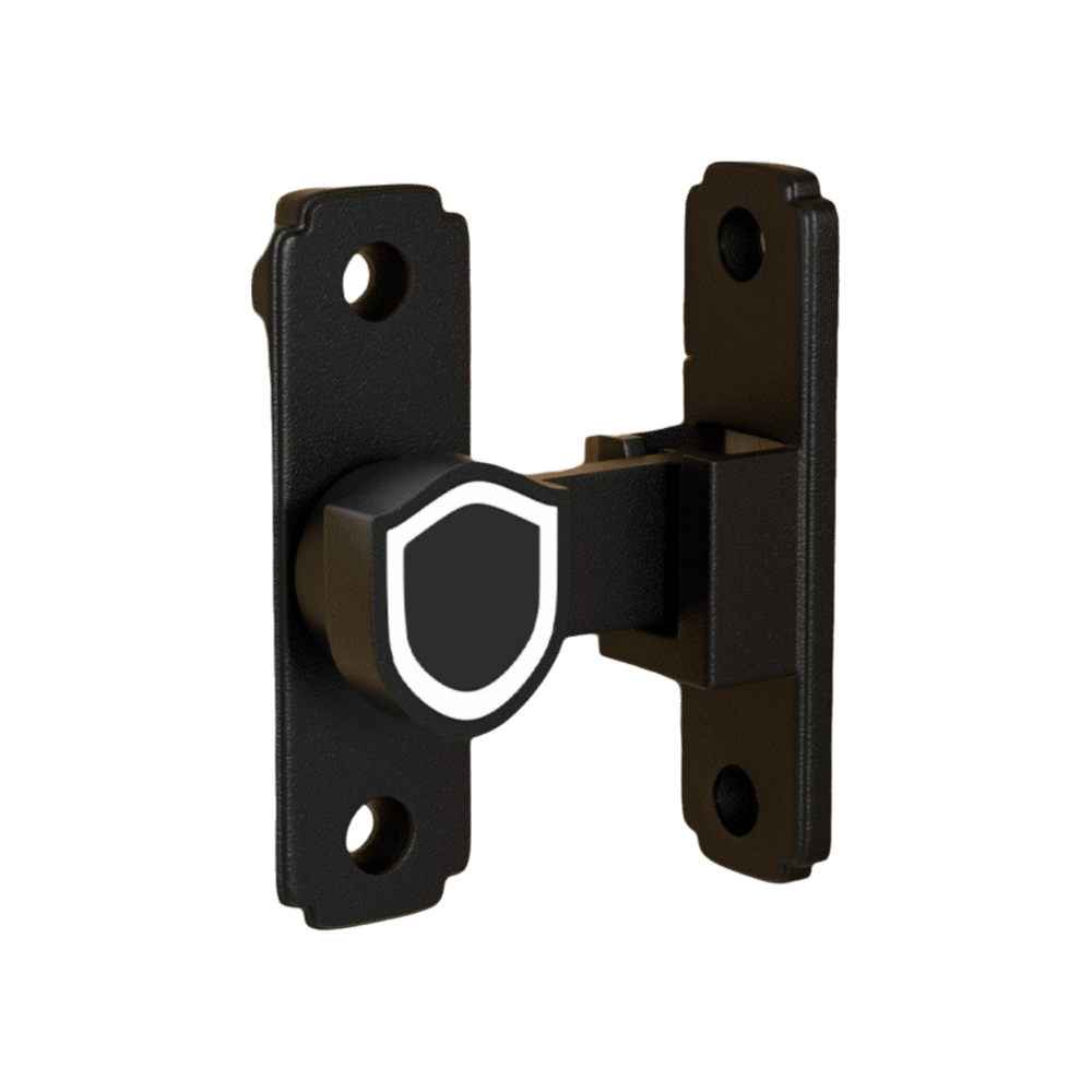 Multiuso 90 /180 graus porta deslizante captura de segurança resistente parafuso de porta noctilucente anti-roubo ferrolho porta alternância ferragem: Bege