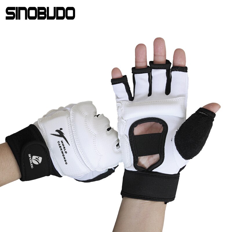 WT-guantes de mano de Taekwondo, Protector de tobillo de palma para boxeo, equipo de Karate, calcetines de protección