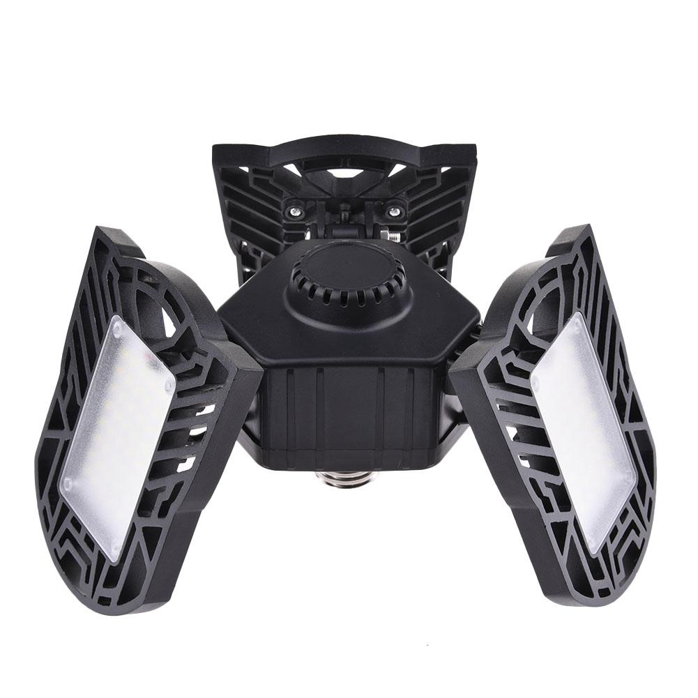 Deformation ufo led-ljus  e27 hög bay ljus garagelampa 60w 85-265v led lampor för bensinstation baldakin verkstad fotbollsplan