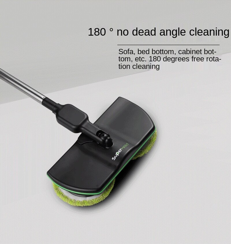 Mop for Wash Floor Spin Maid Rechargeable Cordless Powered Cleaner Scrubber Polisher Mop Floor Household Cleaning Tools