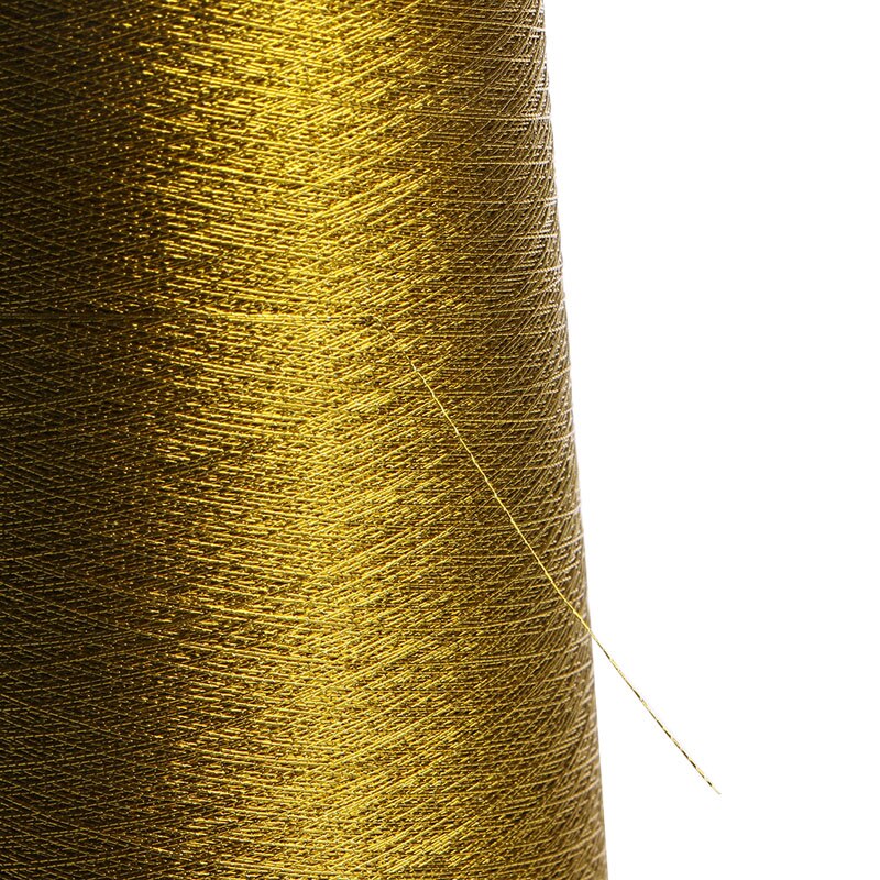 1PC Naaimachine Kegel Threads Polyester Overlocking Alle Purpose Gouden Zilveren