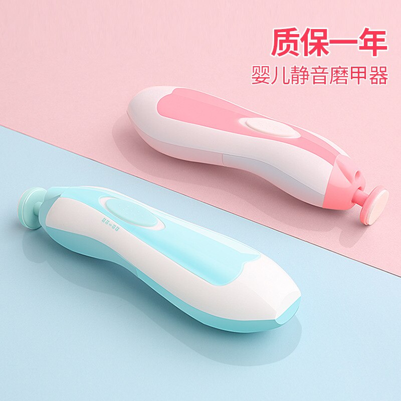 Infant Electric Nail Grinder Baby Nail Scissors Anti-Meat Newborns Children with Safe Polishing Care Suit: Infant Electric Nail Grinder Minnie Sub Powder