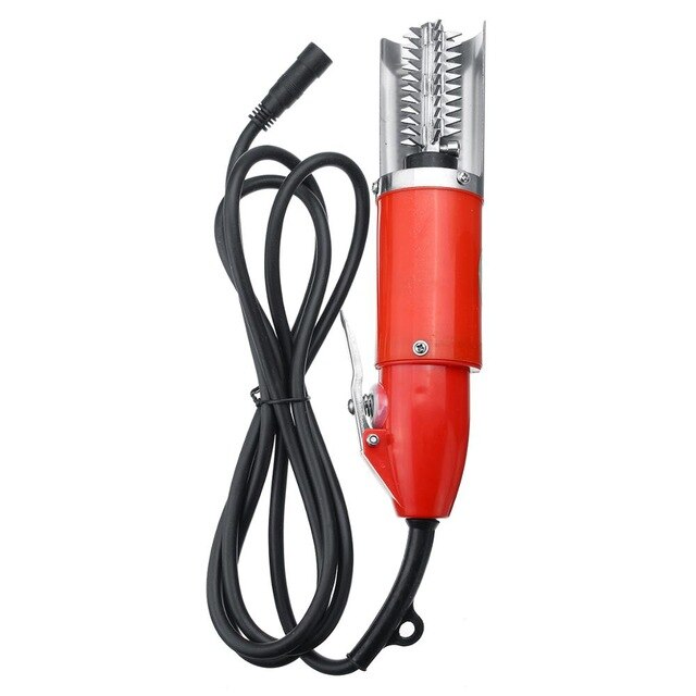 Raspador eléctrico de 120W y 220V para pesca, escalador de pesca, limpiador fácil de quitar peces, herramienta para mariscos, 4 estilos