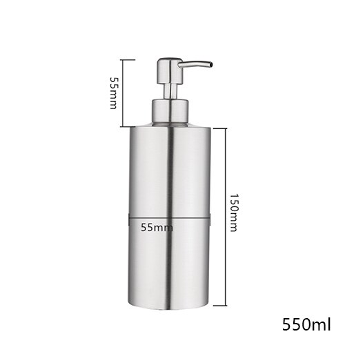 GAPPO liquid soap dispensers bathroom stainless steel color emulsion bottle bathroom kitchen accessories soap pumps: Y35010