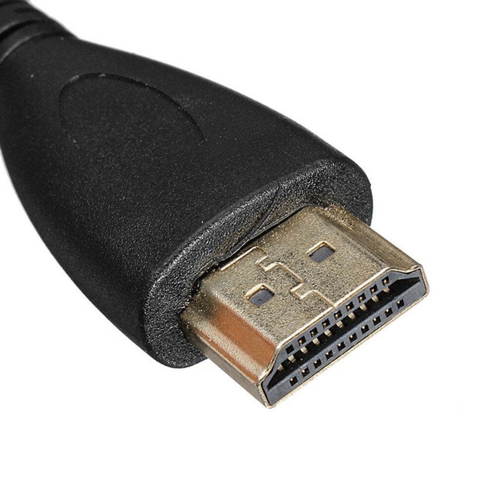 Jimier CY-Cable de 90 grados con ángulo recto, Mini HDMI, compatible con macho a HDMI, Cable de resorte elástico macho de 4 pies