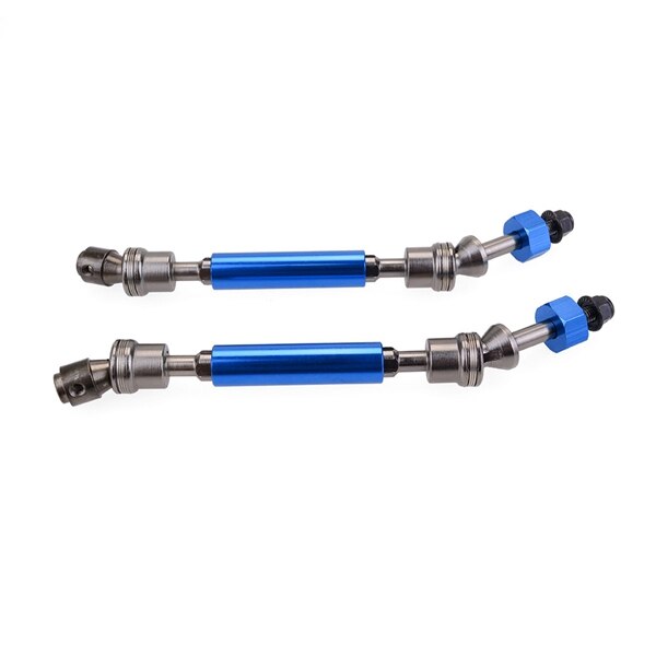 CVD Steel Front & Rear Drive Shaft Assembly Heavy Duty for 1/10 Traxxas Slash 4X4 Stampede VXL 2WD 6851R 6851X 6852R 6852X,Blue