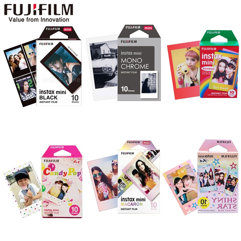 10 blätter Fuji Fujifilm instax Mini 11 9 filme weißen Rand 3 Zoll farbe Film für sofortig Kamera Mini 8 9 11 7s 25 Foto papier