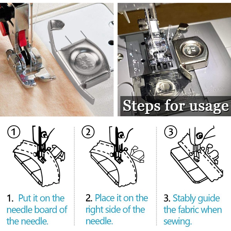 Guide de Machine à coudre, aimant de couture magnétique, point de couture droit, pied de Machine à tissu, outils de bord