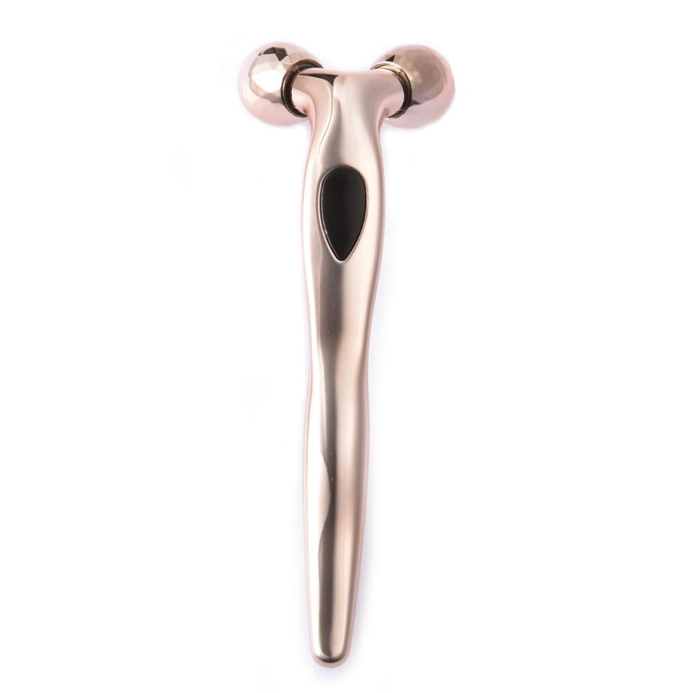 3D Roller Massage Y Vorm V Facelift Facial Massager Instrument Draai Huid Lichaam Vormgeven Ontspannen Schoonheid Rimpel Remover Tool: Gold
