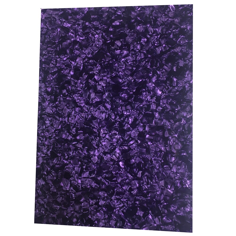 320Mm X 1300Mm Celluloid Sheet 0.46Mm Muziekinstrument Deco Vel Diy Drum Wrap Multi Kleuren: Purple Pearl