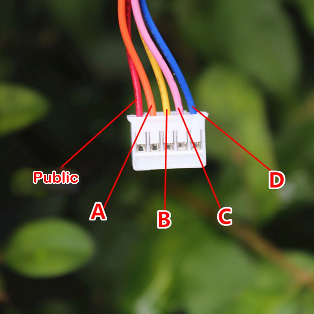 Mini DC 12V 4-phase 5-wire Stepping Gear Motor 24BYJ48 Double Flat Shaft Micro Slow Speed Stepper Motor for DIY Crystal Ball