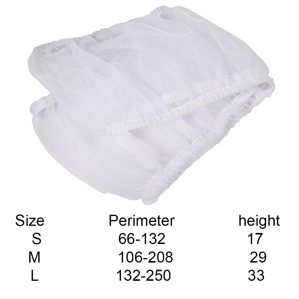 Nylon Bird Catcher Mesh Guard Net Nest Bird Cage Cover Shell Airy Easy Clean Protector White Skirt Pet Parrot Dusproof