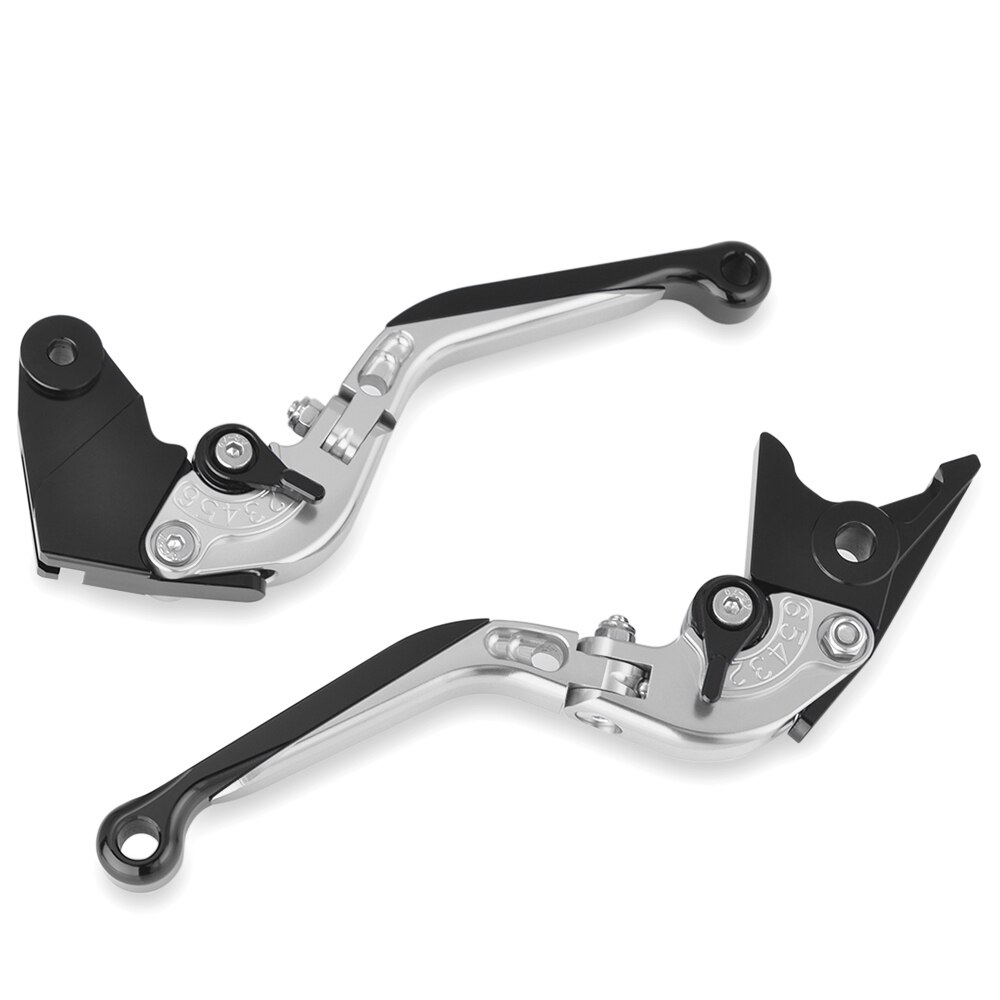 For Aprilia TUONO V4 1100RR Factory Motorbike Handbrake Motorcycle Accessories Folding Extendable Brake Clutch Levers: Silver