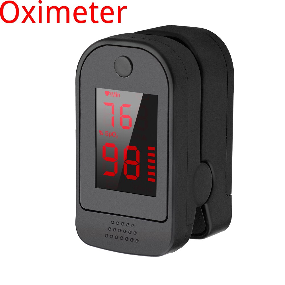 Pulse Oximeter LED Display Fingertip Oximeter Blood Oxygen Pulse Rate Monitor Portable Family Travel Oximeter