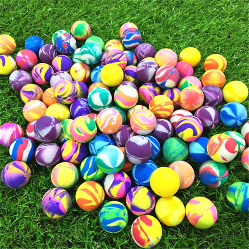 25 MM stuiterende Bal kind rubber bal van bouncy speelgoed 20 stks/30 stks/50 stks/80 stks/100 stks