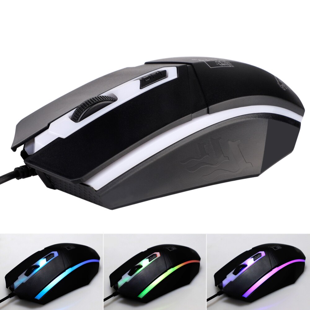 Gaming Keyboard 3D Mouse Kit with backlight keyboard Anti-slip Rainbow LED Wired USB Equipment Set For PC Laptop PS4