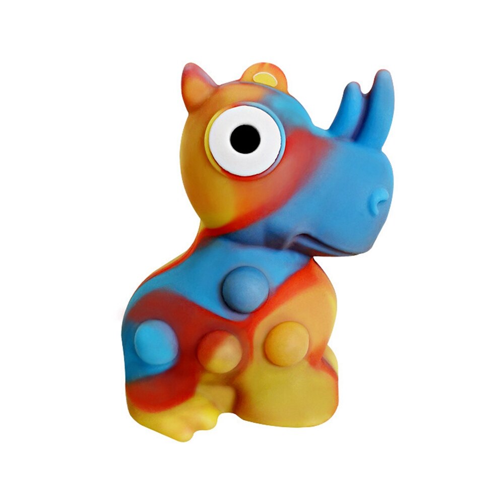 3D Rhino Fidgets Stress Ballen Zintuiglijke Squeeze Bubbels Goedkope Packs Party Favor Voor Meisje Kids Volwassenen Jongen Relief Autism: T041-3