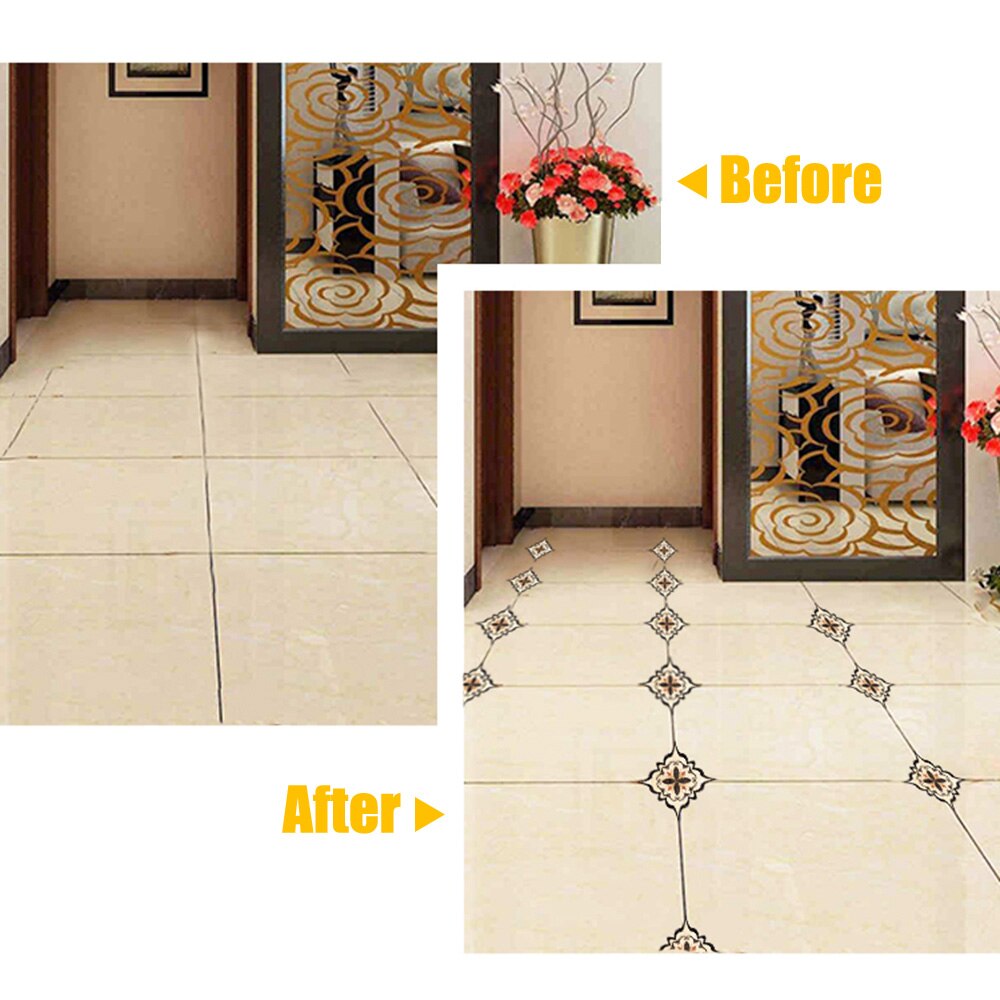 36Pcs Marble Waterjet Parquet Floor Tiles Diagonal Wall Sticker Removable Art Diagonal Floor Stickers Home Decorative