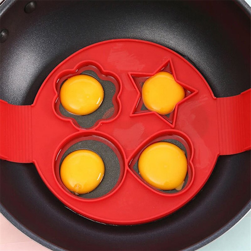 Jajko sadzone foremka foremka robić pankejków producent formy silikonowe nieprzywierająca prosta obsługa naleśnik forma robić omletów akcesoria kuchenne