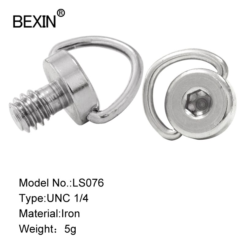 1/4 inch quick release screw stainless steel inner hexagon fixed tripod screw for tripod camera quick release plate accessory