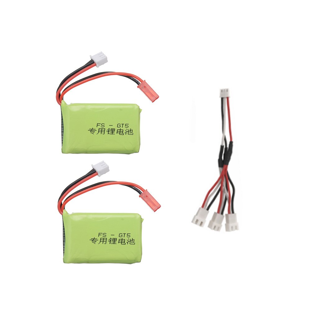 7.4v 1500mah Lipo Battery for Flysky FS-GT5 MC6C/MCE7 2.4G 6CH Transmitter 2s 7.4v Rechargeable Battery Charger For RC Car Boat: White