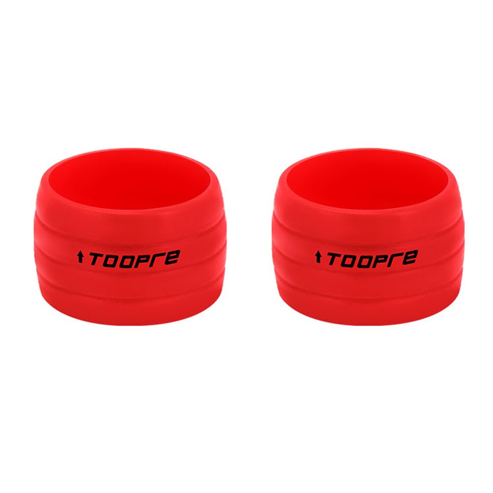 Fita de proteção para guidão de bicicleta, faixa de silicone anti-deslizamento para guidão de bicicleta, 2 peças: Red