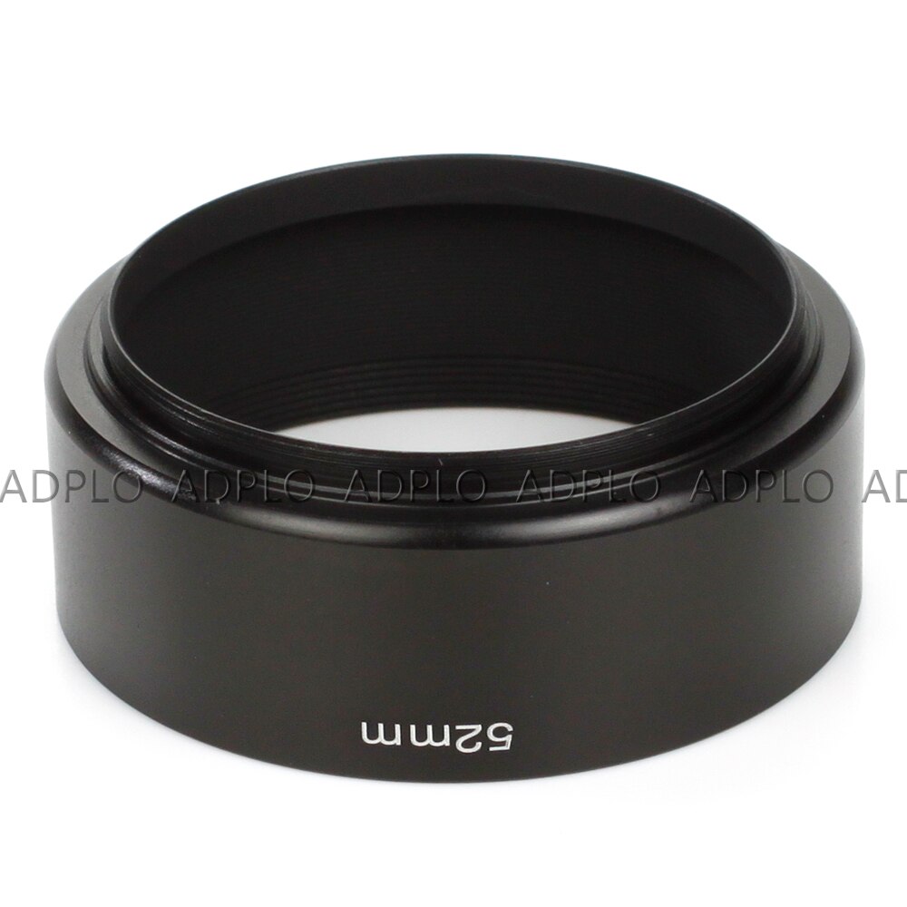 37 39 40.5 43 52mm metal standard screw in mount lens hood for Canon for Nikon for Pentax for Olympus for Sony