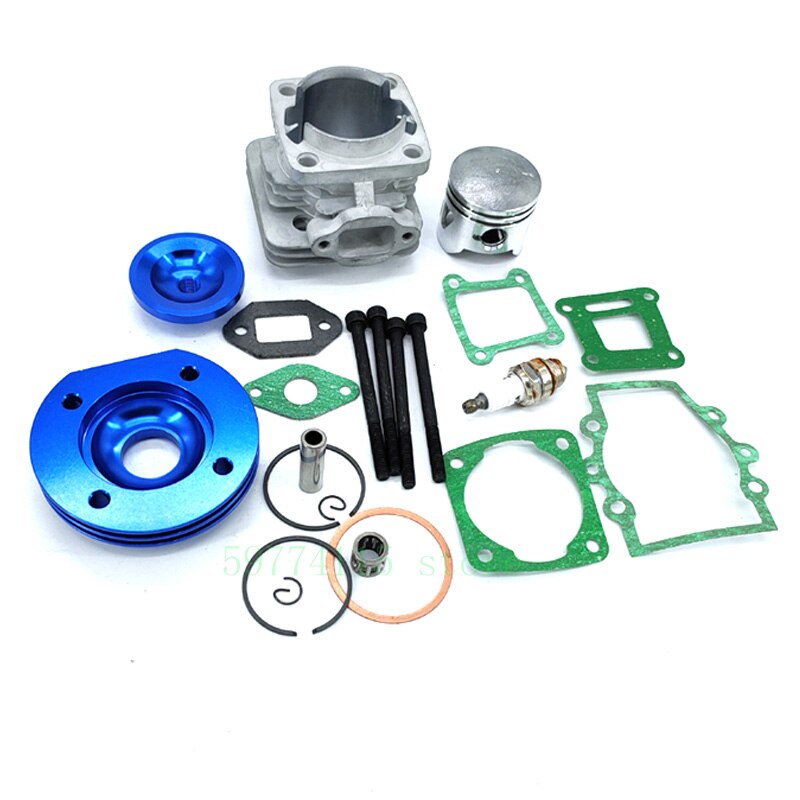44mm cilindro Assy gran cilindro 44-6 Kit 2 ranuras para 47cc 49cc Mini suciedad ATV bolsillo bicis Minimoto