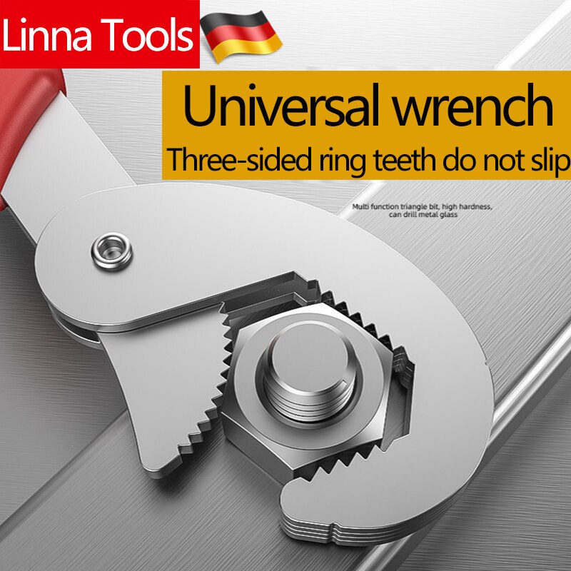 Universal Wrench Tool Set Open Mouth Universal Opening Wrench Single Multi-Function Fast Automatic Adjustable Activity Wrench