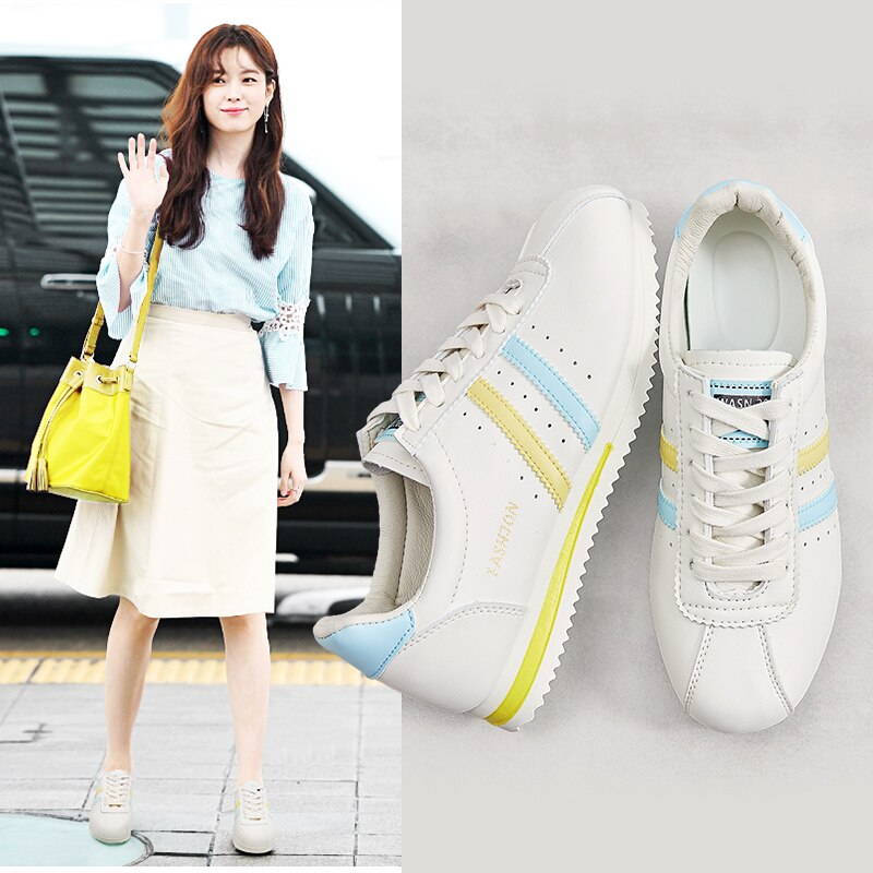Sneaker Women Waterproof Skateboard Shoes Outdoor Jogging Sports Shoes for Women Classic White Shoes Zapatos Hombre