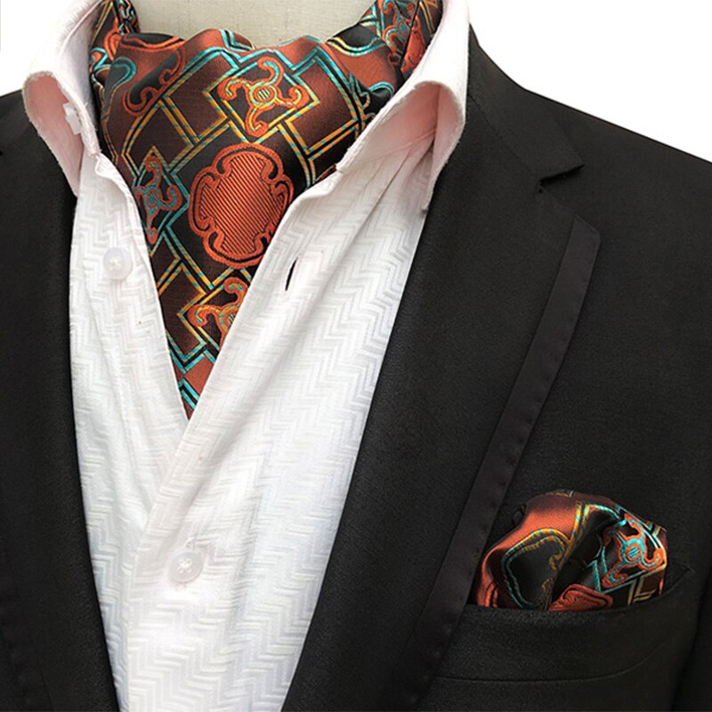 Ricnais-Conjunto de pañuelos de Cachemira Vintage para hombre, traje de caballero cuadrado con bolsillo, pañuelo Formal de boda