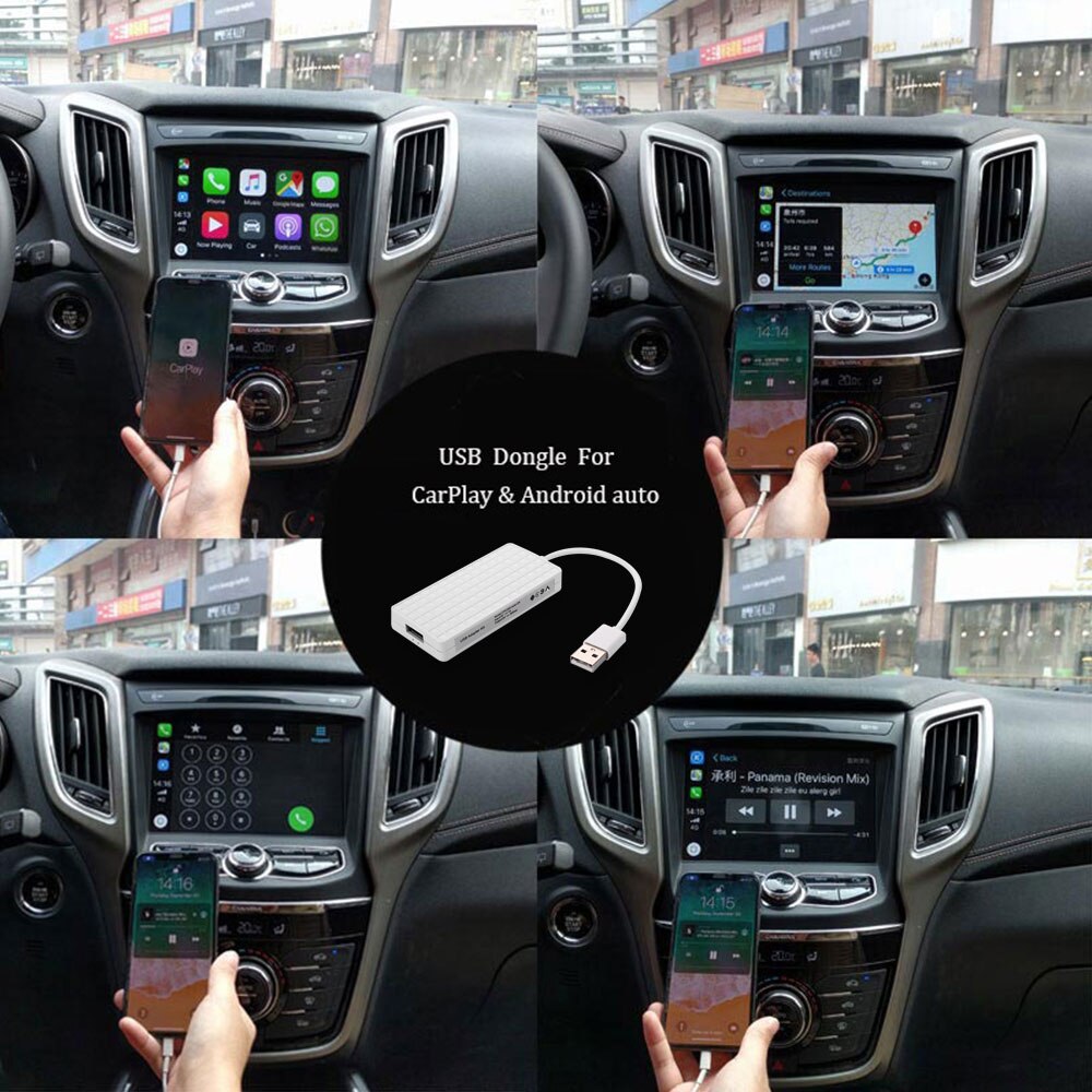 LAMJAD Vehemo Wired Carplay USB Android Auto Dongle CarPlay per schermo Android Plug and play navigazione Player Box mirrorlink