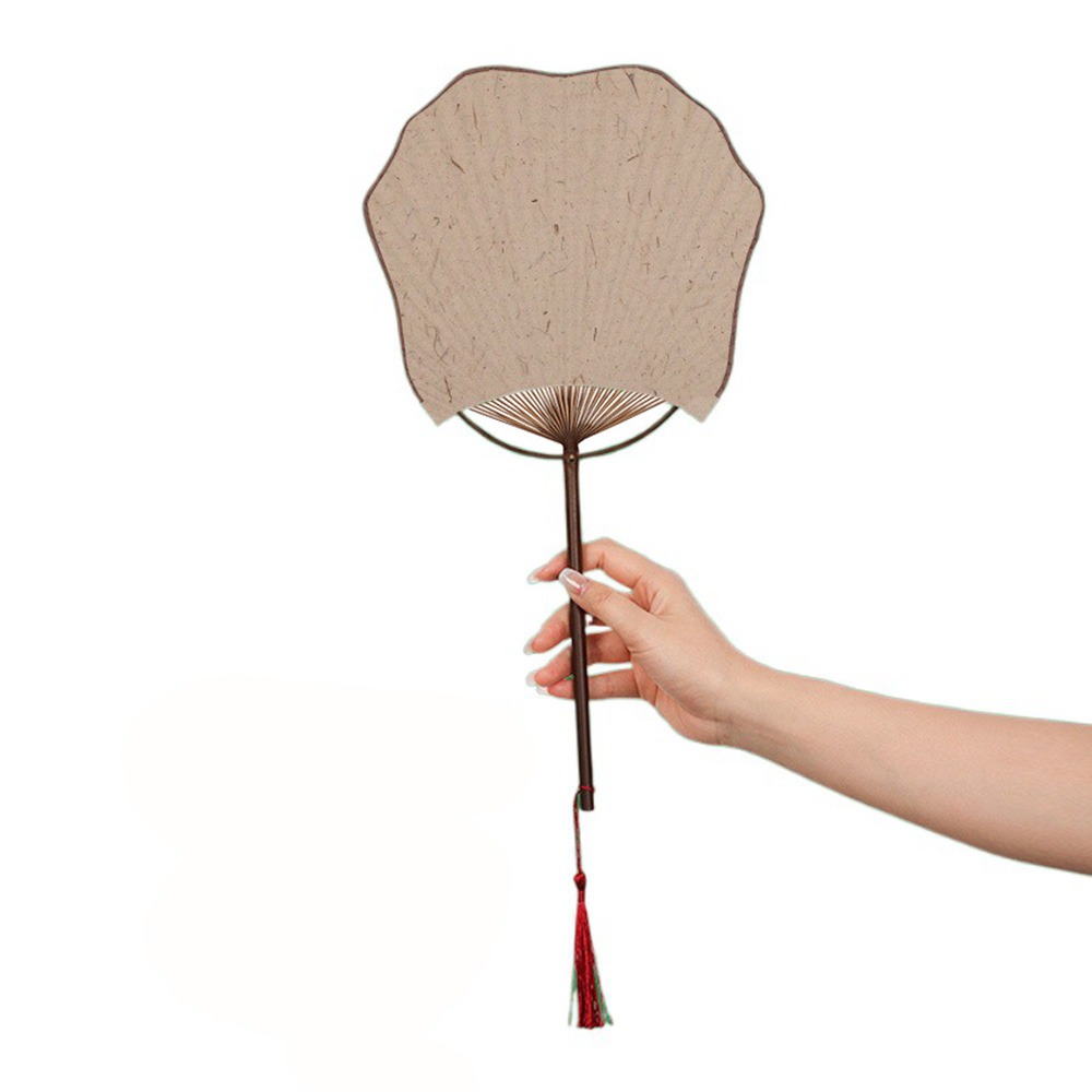 Klasyczny bambusowy wachlarz z papieru, dekoracyjny wachlarz w stylu chińprzejrzeć z papieru ryżowego z frędzlami, wachlarz ręczny, rekwizyty robić występów.: zgniły zielony