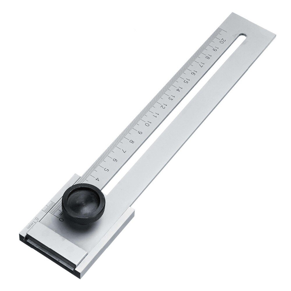 0-200/250/300mm regla de marcado para carpintería calibre marcador de acero inoxidable herramienta de medición marcador carpintero herramientas DIY