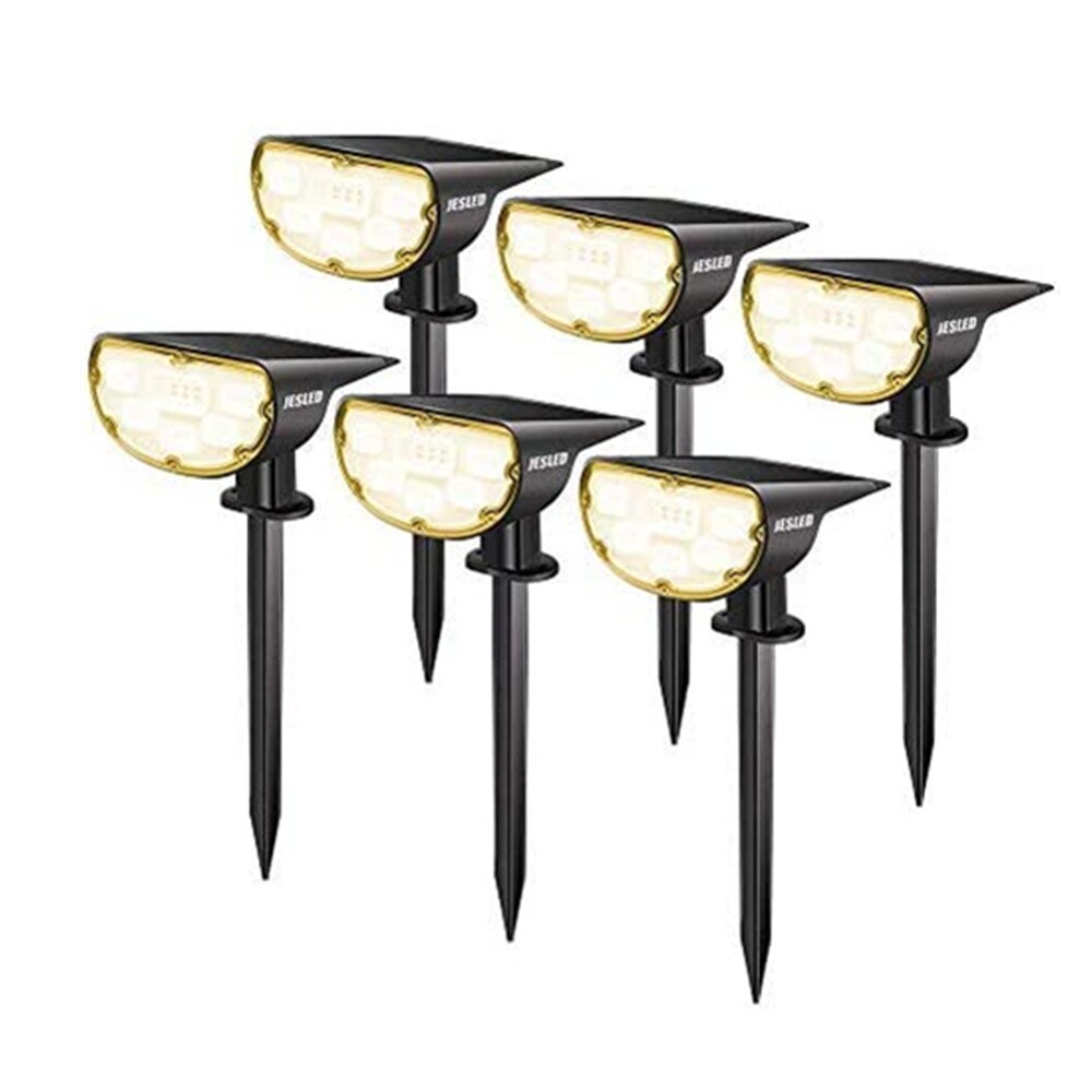 JESLED Solar Lamp Led Solar Light Outdoor Garden Landscape Lawn Lamp Decoration Powered Sunlight Waterproof Street Lighting