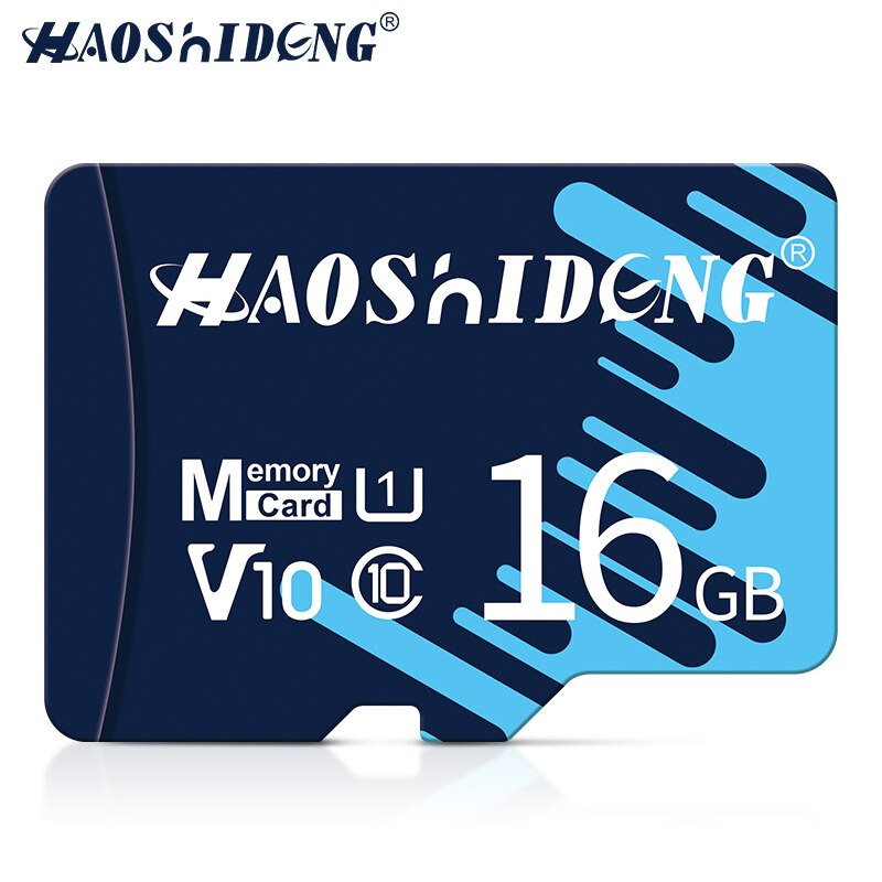 Minneskort 256gb 128g 64gb 32gb höghastighets micro  sd 16gb klass 10 minneskort  u3/u1 tf kort micro sd-kort: 16gb