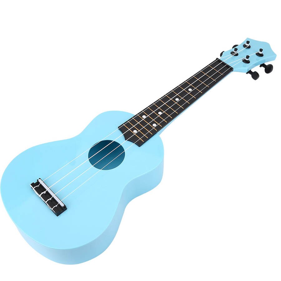 21 inch ukelele met 4 snaren, muziekinstrument voor beginnende studenten: Blauw