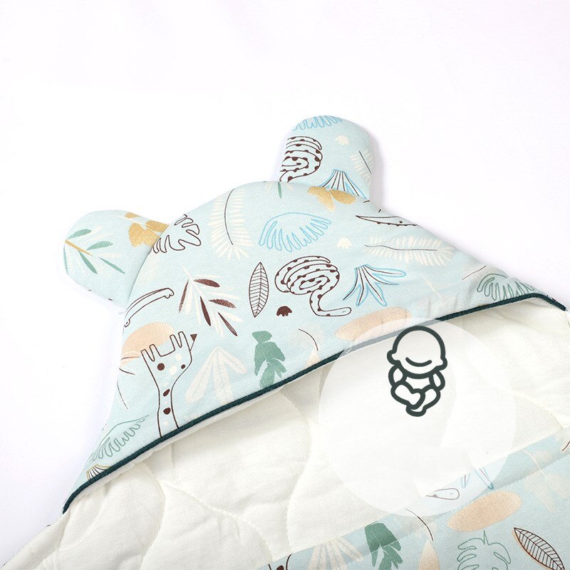 Baby Winter Warme Slaapzak Voor Pasgeboren Jongens Meisjes Inbakeren Wrap Sleepsacks Katoen Deken Baby Wandelwagen Wrap