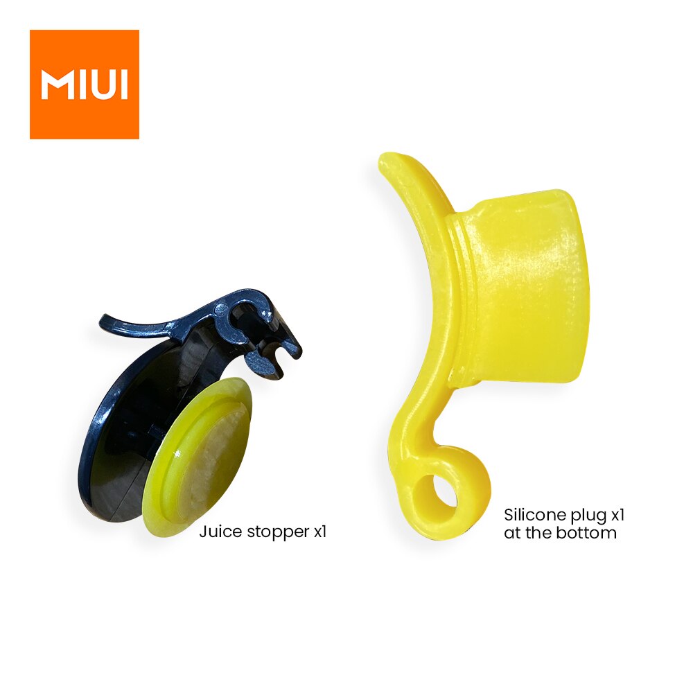 Miui Slow Juicer Accessoires (Hoofdunit/Zeef/Ijs Zeef/Vijzel/Feeder Cup/Rubber stop) thuis Elektrische: Juice outlet plug