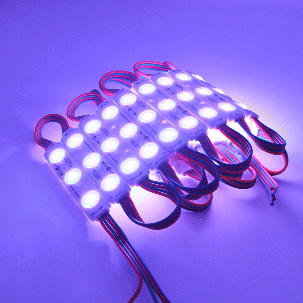 Neue 20Stck 12V 5050 RGB LED Modul 3LEDs Injektion Modul Licht Führte Zeichen Licht IP65 Wasserdicht für FÜHRTE Zeichen Hintergrundbeleuchtung