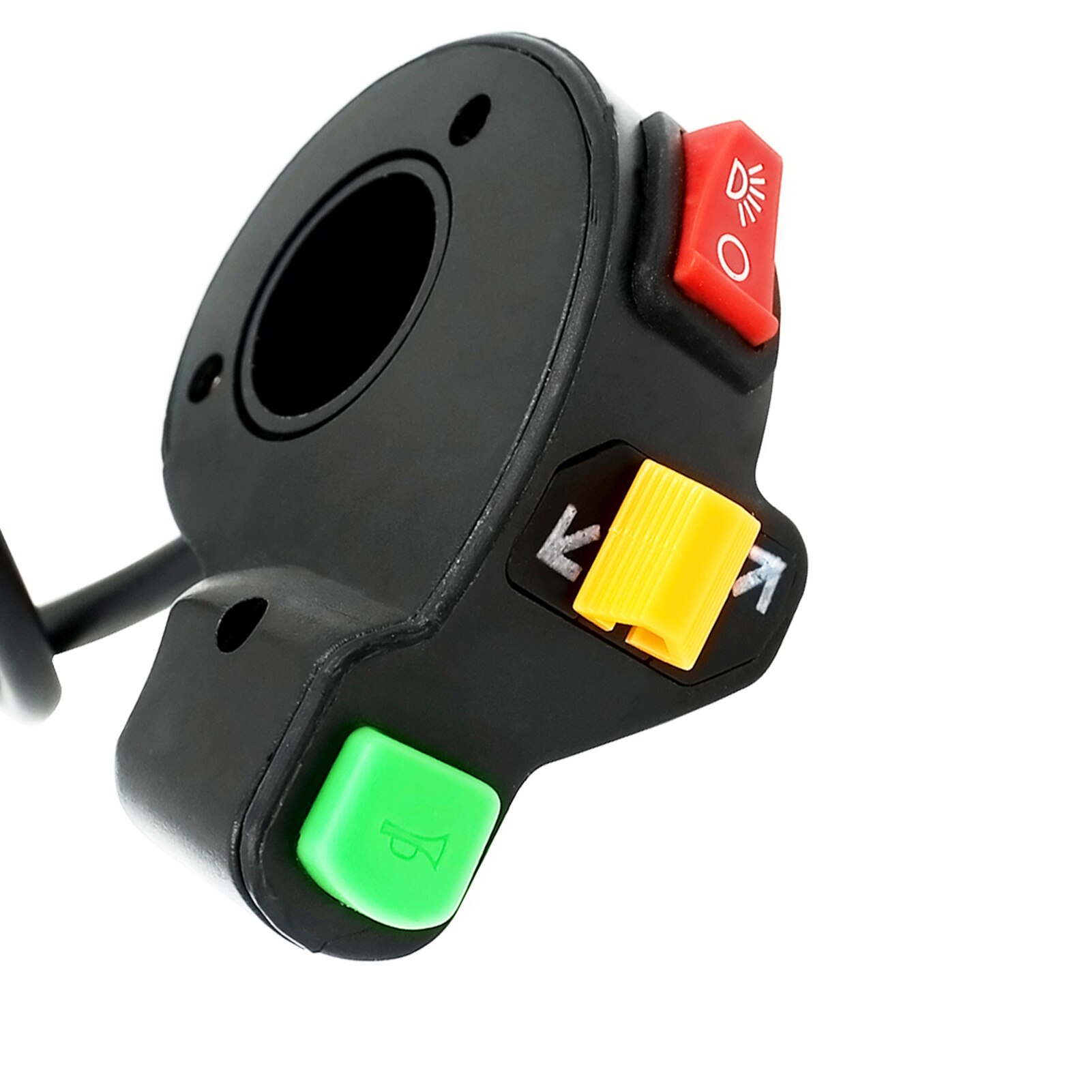 Motorfiets Elektrische Fiets/Scooter Licht Richtingaanwijzer & Claxon Op/Off Knop W/Rood Groen Knoppen 22Mm Dia Stuur