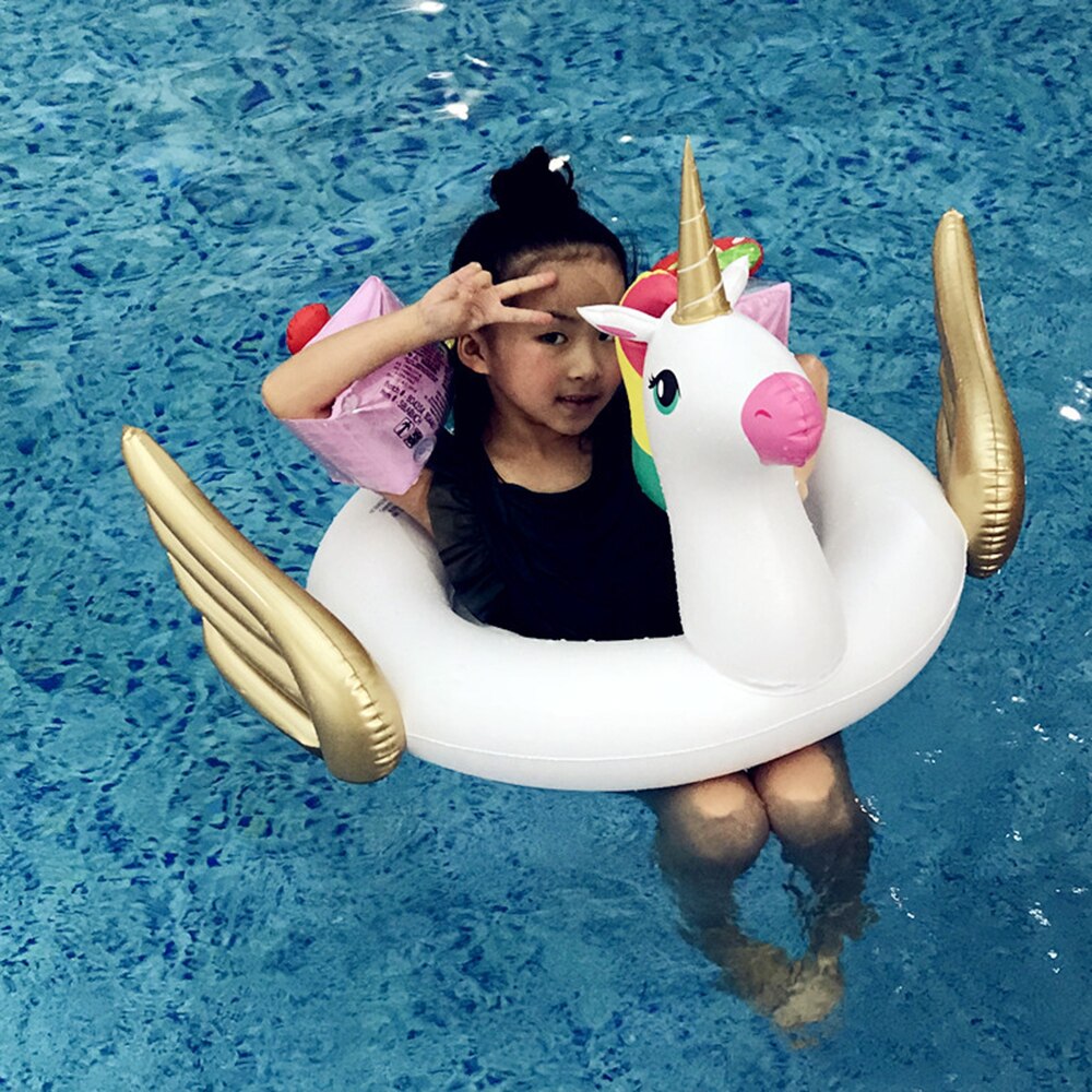 Flamingo enhjørning oppustelig ring børn søde krabbe tukan svømmeringe til børn dyr bade cirkel svømme ring vandsport legetøj