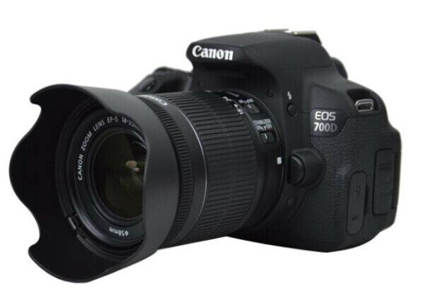 Modlysblænde til canon ew -63c ew63c 100d 700d ef -s 58mm f /3.5-5.6 is stm kamera modlysblænde objektivbeskytter