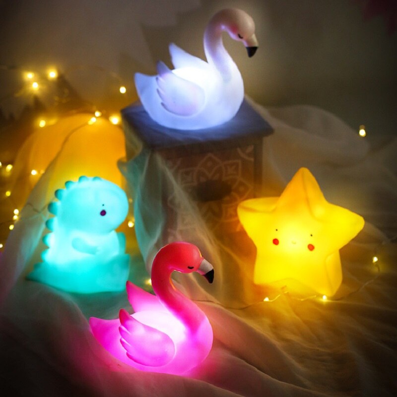 Star Moon Cloud Led Night Lamp Baby Children's Room Decoration Bed LED Toy Bedroom Decoration Shape Light Baby Kids Toys