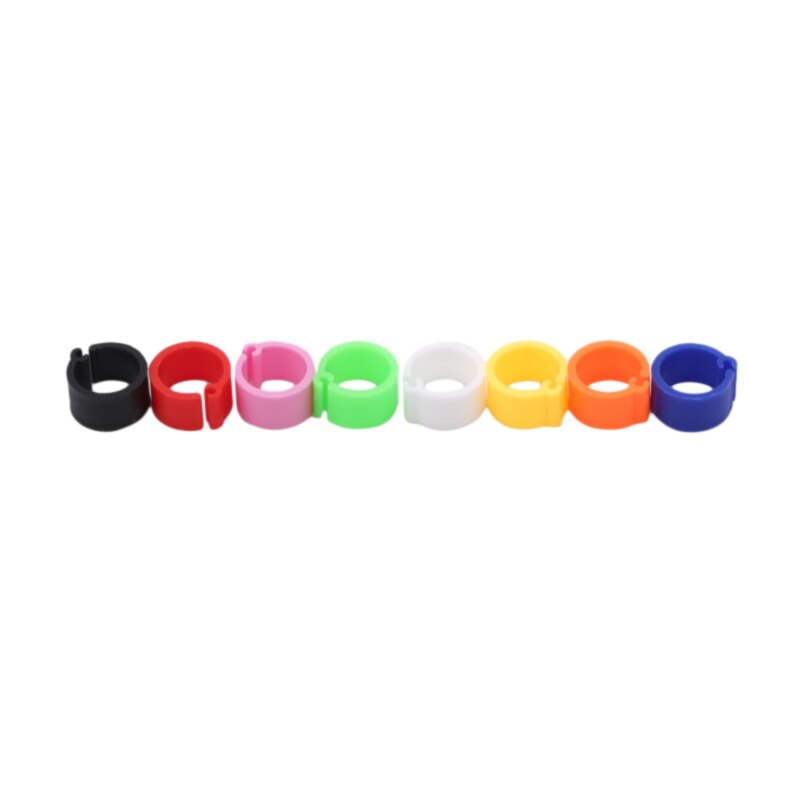 Tauben Ringe 8mm Bajonett Identifikation Ring Öffnung Taube Ring Farbe Taube Fuß Ring Taube Lieferungen Vogel Geräte 100 Stck