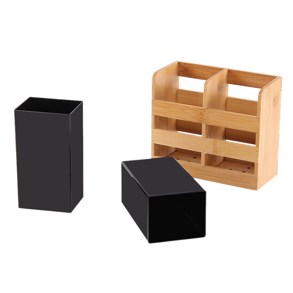 Kitchen Cutlery Storage Box Multifunctional Bamboo Chopsticks Drain Stand Chopsticks Partition Storage Rack Drawer Organizer