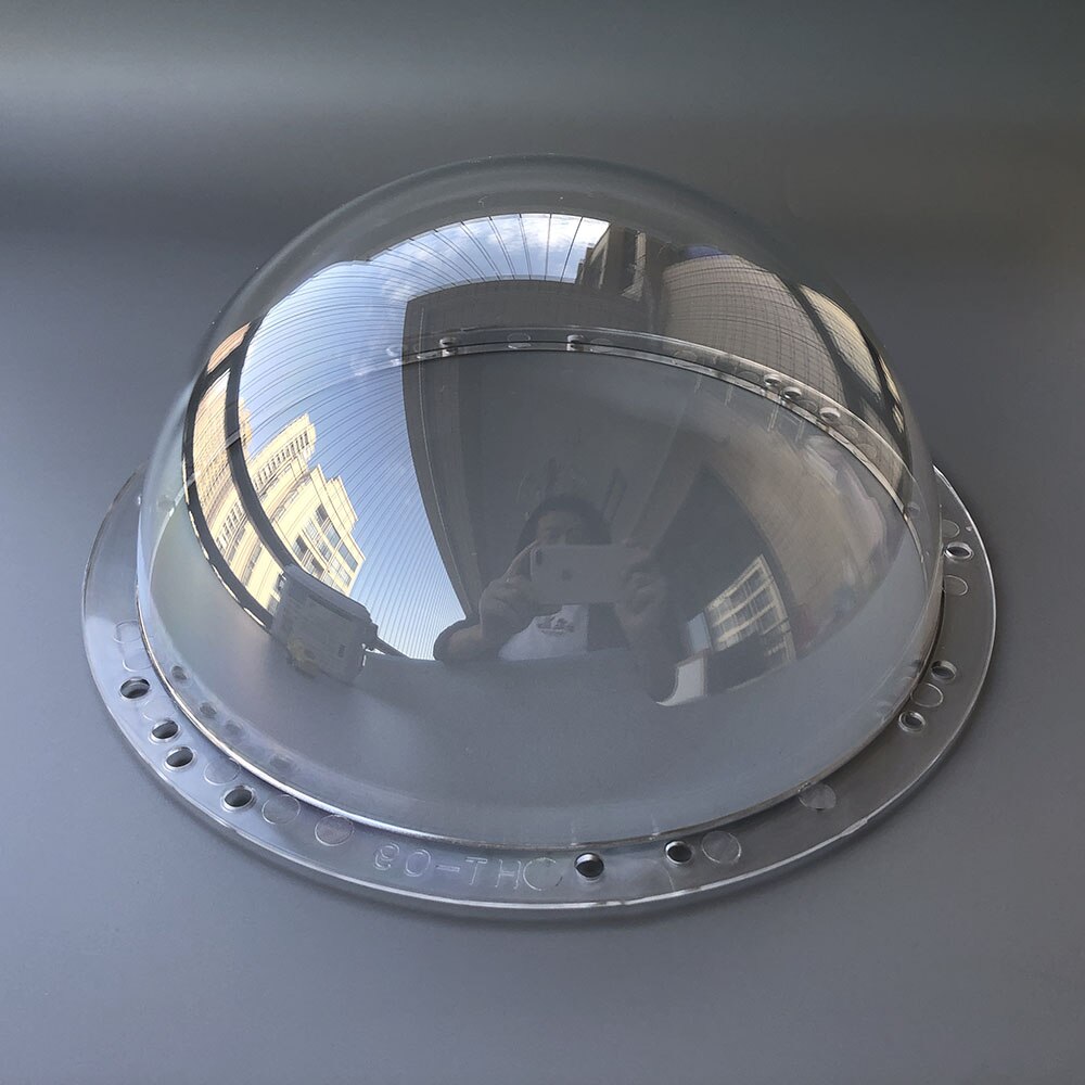 Dôme Transparent en plexiglas, 9.84 pouces, 250x102mm, en acrylique, haute vitesse, capuchon d&#39;objectif, sphérique, boîtier de caméra de sécurité CCTV