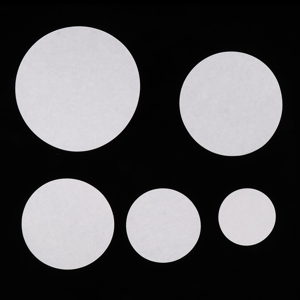 100 PCS Ashless Quantitative Filter Paper Fast 80-120um 7/9/11/12.5/15cm