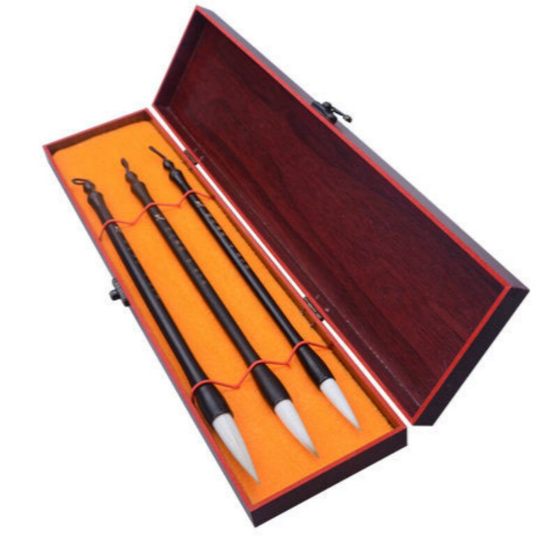 Chinese Traditional Calligraphy Set Multiple Hairs Calligraphy Writing Brushes Chinese Landscape Painting Brush Set